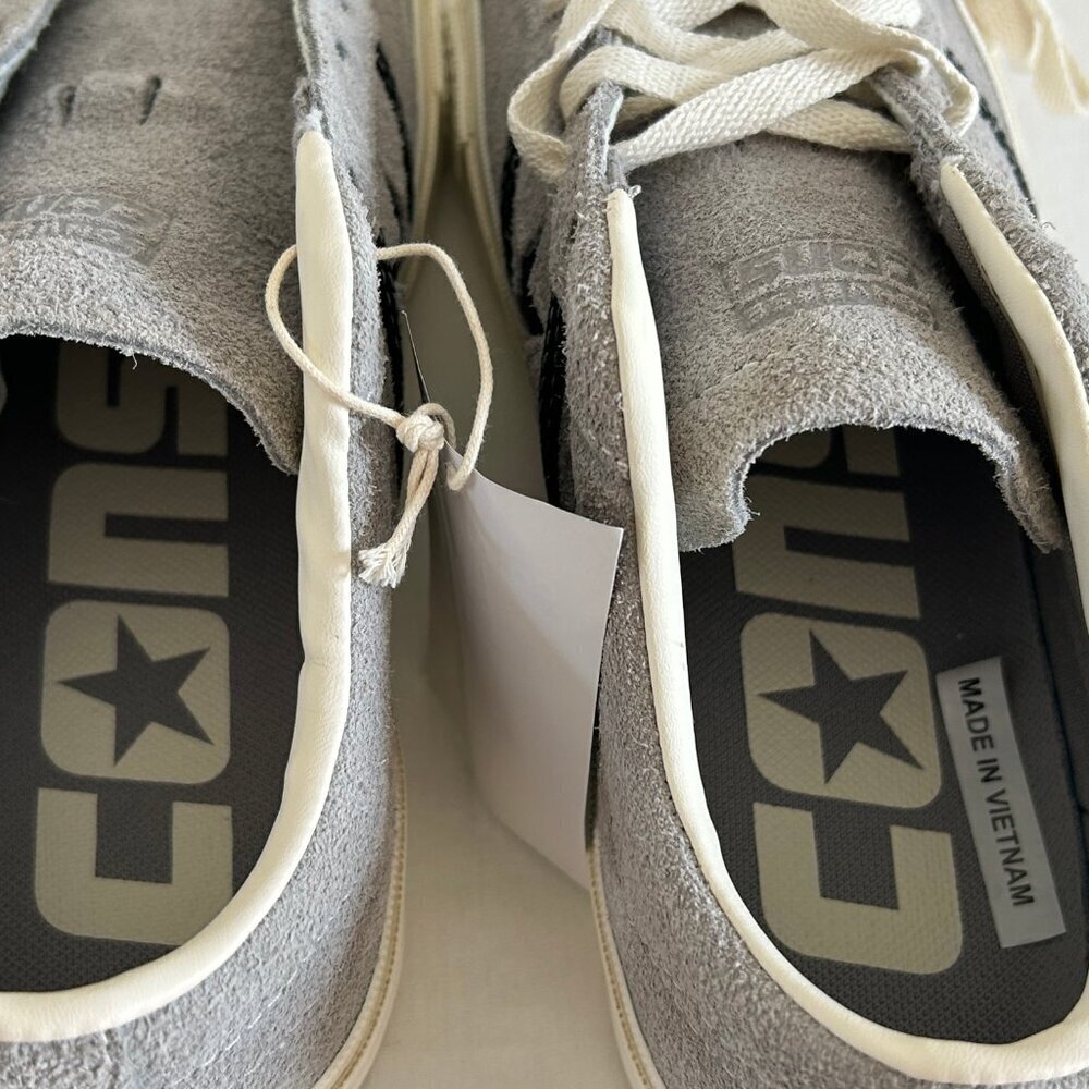 NWT Converse Mens One Star Academy Pro Suede Gray Low Sneakers Lace Up Size 7 - Picture 6 of 16